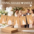 thumbnail image 4 of Threns 30 Sets Guess The Dress Bridal Shower Games for Guests Include Wedding Shower Games Cards and Water Soluble Pencils Fun Wedding Decorations Party Ideas Supplies, 4 of 11