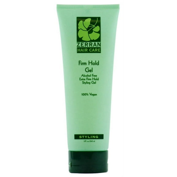 Zerran Firm Hold Gel - Alcohol Free Extra Firm Hold Styling Gel (Size : 8 oz)