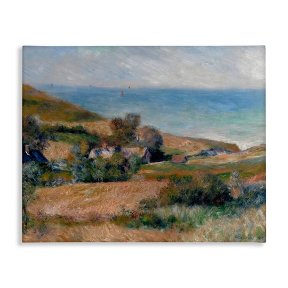 Stupell Industries Traditional View Of The Seacoast Renoir Canvas Art, 20 x 16, by Pierre-Auguste Renoir