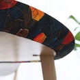 thumbnail image 5 of Chemistry Patterns Art Round Fitted Tablecloth Elastic Edged Table Cloth Waterproof Table Cover 48in, 5 of 7