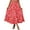 Red, variant on LEEy-world Women's Skirts Women's Petite Size Long Pleated Skirt Blue,M