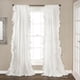 thumbnail image 1 of Lush Decor Reyna - Juego de Cortinas para Ventana, Color Blanco, Blanco, 108" L Panel Pair, 1, 1 of 15