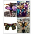 thumbnail image 1 of Écharpes de Plage pour Femmes Pixie Fairy Wraps Tissu Coloré Doux Ailes de Papillon, 1 of 5
