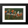 thumbnail image 2 of Alceste Campriani 14x10 Black Modern Framed Museum Art Print Titled - Parrots, 2 of 5