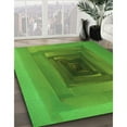thumbnail image 2 of Ahgly Company Indoor Square Patterned Pea Green Area Rugs, 7' Square, 2 of 6