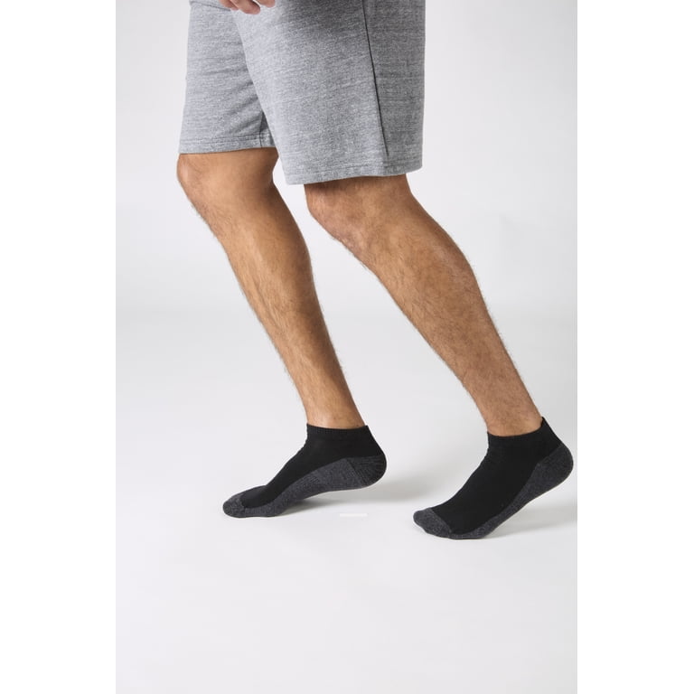 Hanes Men's X-Temp Low Cut Socks 12-Pack, Cushioned Arch photo 6