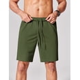 thumbnail image 4 of COOFANDY Mens Athletic Running Shorts 9" Lightweight Quick Dry Drawstring Mesh Gym Shorts with Zipper Pockets, 4 of 6