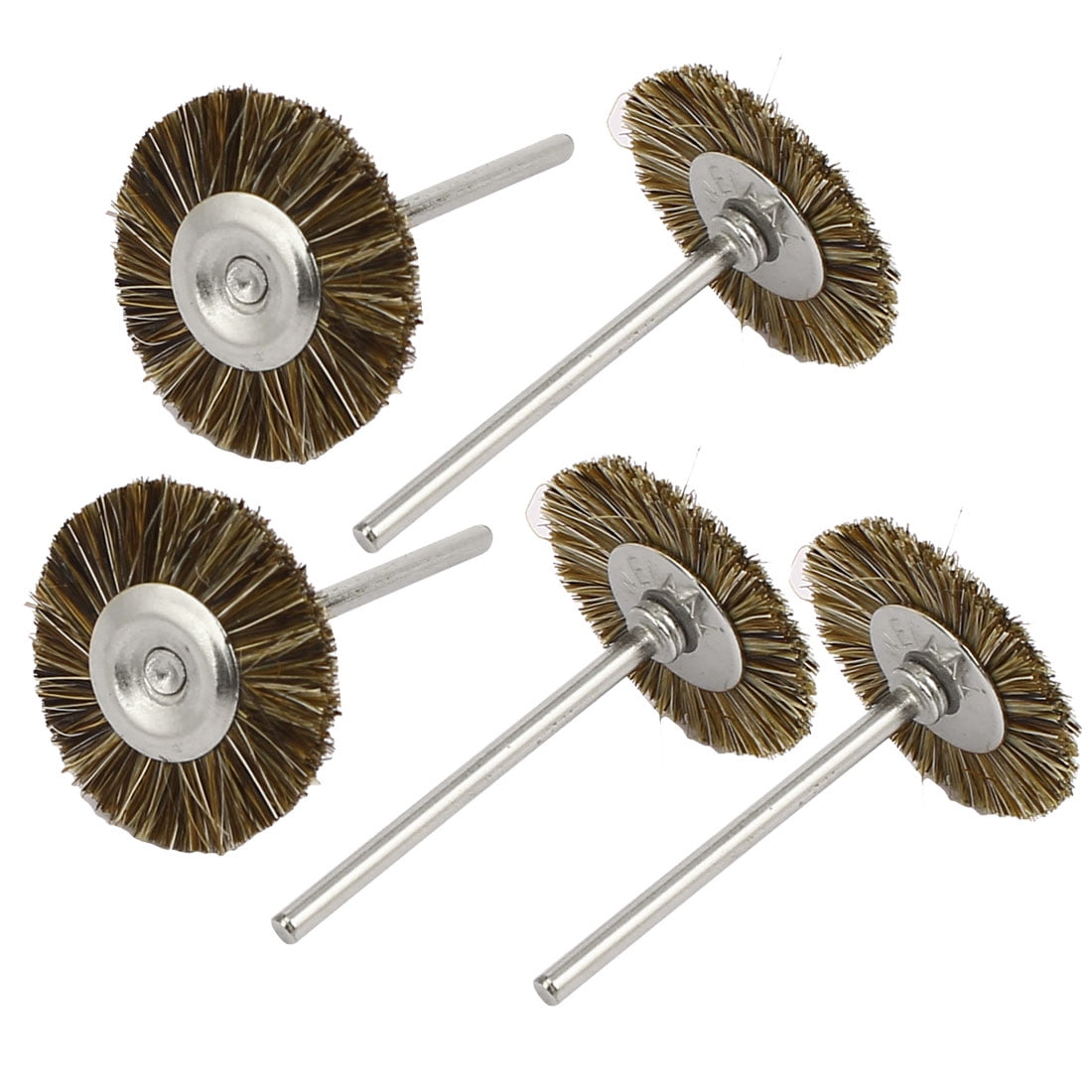 2.35mm Dia Shank 25mm Round Head Bristle Polishing Brush Polishing Tool