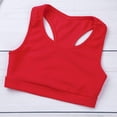 thumbnail image 6 of Kaerm Kids Girls 2Pcs Sport Dance Outfit Crop Top Booty Shorts Gymnastics Leotard Dancing Swimwear Red 3-4, 6 of 7