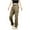 Khaki, variant on Cargo Pants for Women Windproof Waterproof Elastic Waist Outdoor Straight Leg Casual Multi Pockets Work Pants