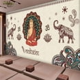 thumbnail image 1 of Papier Peint 3D Bouddha Mural Indien SKU WAL0184, 1 of 1