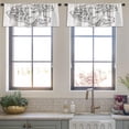 thumbnail image 4 of LALILO Kitchen Curtain Valance Turkey Travel Map And Turkish Rod Pocket Window Curtain 52"x 18" Set of 2, 4 of 7