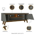 thumbnail image 4 of Manhattan Comfort Marcus 62.99 TV Stand from Engineered Wood in Gray and Nature, 4 of 8