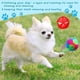 thumbnail image 3 of 4 Piezas Bolas para Perros con Luz Espinosa Led Brillante Bola con Puntas para Mascotas Bola Elástica Intermitente Bolas Espinosas para Mascotas Bola Molar Juguetes Interactivos para Gatos para M, 3 of 5