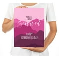 thumbnail image 3 of Koyal Wholesale Funny Mother's Day Jumbo Card With Envelope, You Survived Happy 1st Mother's Day, Set of 1, 3 of 5