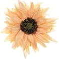 thumbnail image 2 of Monebena 2 Pcs of Rustic Big Diameter 7.08inch Artificial Sunflower Curtain Clips Curtain Tiebacks Accessory Curtain Holder Curtain Holdbacks for Home Office Decoration,Light Yellow, 2 of 14