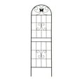 thumbnail image 5 of Heavy Duty Rustproof Black Iron Garden Trellis 2 Pack  71" x 19.7" For Potted Plant Support & Climbing Vines, 5 of 18
