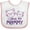 White and Pink, variant on Inktastic I Love My Mommy Boys or Girls Baby Bib