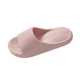 thumbnail image 3 of Womens Slippers Non-Slip Flat Heel Open Toe Casual Home Indoor Outdoor Slides Lightweight House Slippers Shower Shoes for Women Pink 7.5, 3 of 5