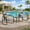 3-Gray, variant on 3-Piece Outdoor Patio Furniture Set, Modern Textilene Conversation Set with Coffee Table, All-Weather Bistro Set for Lawn, Balcony, Backyard, and Porch, Gray