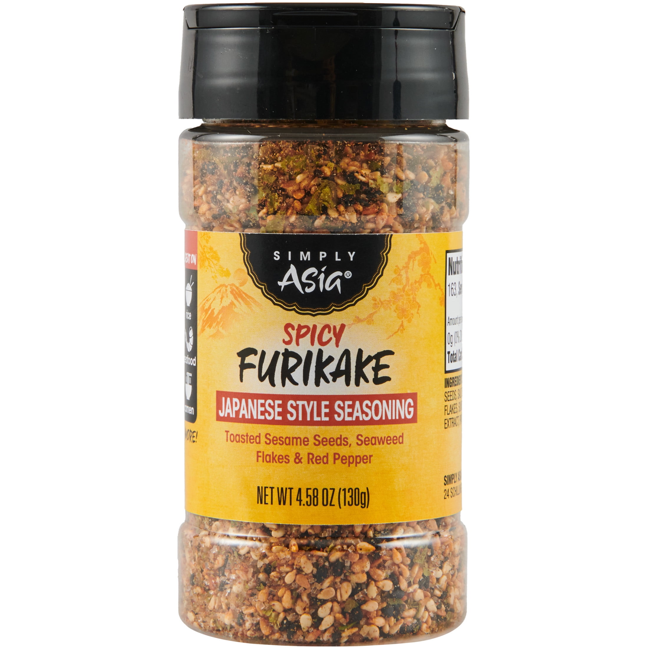 (3 pack) Simply Asia Spicy Furikake Japanese Style Seasoning, 4.58 oz Bottle