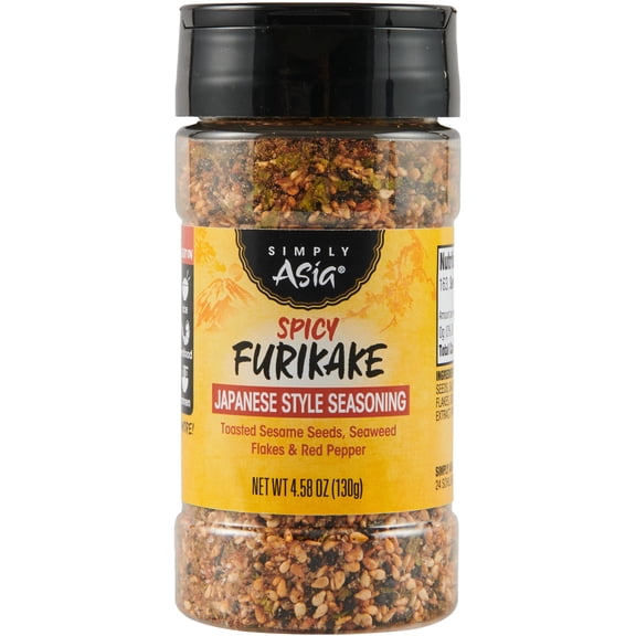 Simply Asia Spicy Furikake Japanese Style Seasoning, 4.58 oz Bottle