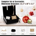 thumbnail image 2 of Caja de regalo con tapa, caja de regalo magnética negra para regalos con tarjeta, cinta, relleno, cajas plegables de papel para cumpleaños, boda, Navidad, 2 of 4