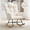 Beige, variant on Memoryfield Nursery Rocking Chair with Ottoman, Armchair Accent Chair for Nursery Living Room Bedroom, Camel