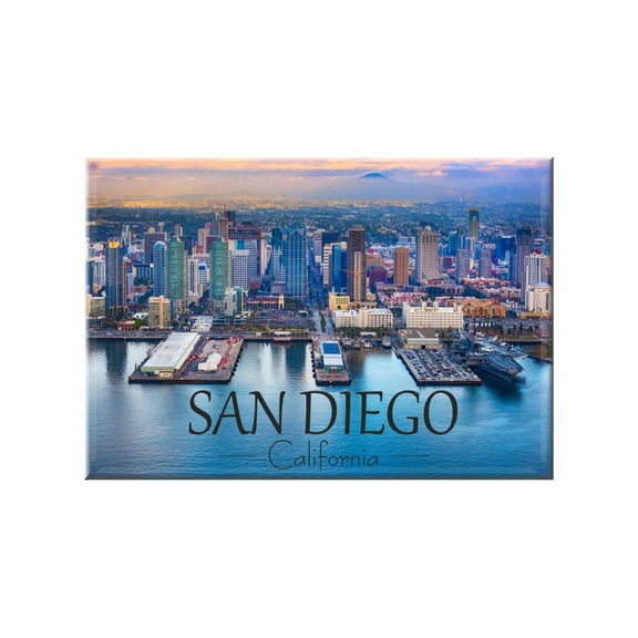 San Diego Sunset Skyline Magnet