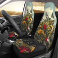 thumbnail image 2 of Yiaed Floral Rhino With Birds Print Car Seat Covers,Universal Auto Seats Protector Fits for Car,SUV Sedan,Truck,Automotive Seat Covers & Accessories(Two packs), 2 of 7