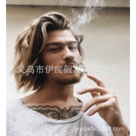 Foreign trade new style dyeing wig anime male hair wig Harajuku style