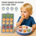 thumbnail image 2 of Silicone Ice Cube Tray 3 Pack - EASY RELEASE Ice Cube Tray with lid, BPA Free Ice Cubes Trays for Freezer,Ice Cube Mould for Cocktail,Whiskey (Black+Grey+Mint), 2 of 7
