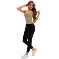 thumbnail image 5 of Unique Bargains Women's Spaghetti Strap Tank Top Basic Undershirt Ribbed Camisole L Green, 5 of 6