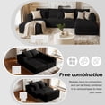 thumbnail image 5 of Liaroo 134.7" U-Shaped Modular Sectional Sofa with Chaise, Cloud Boneless Couch for Living Room, Apartment & Theater Room, No Assembly Required, 5 of 12