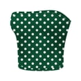 thumbnail image 4 of Tube Top for Women, Sleeveless Strapless Solid Color Polyester Top with Elastic Band, Regular Length, Casual Summer Wear, 4 of 5