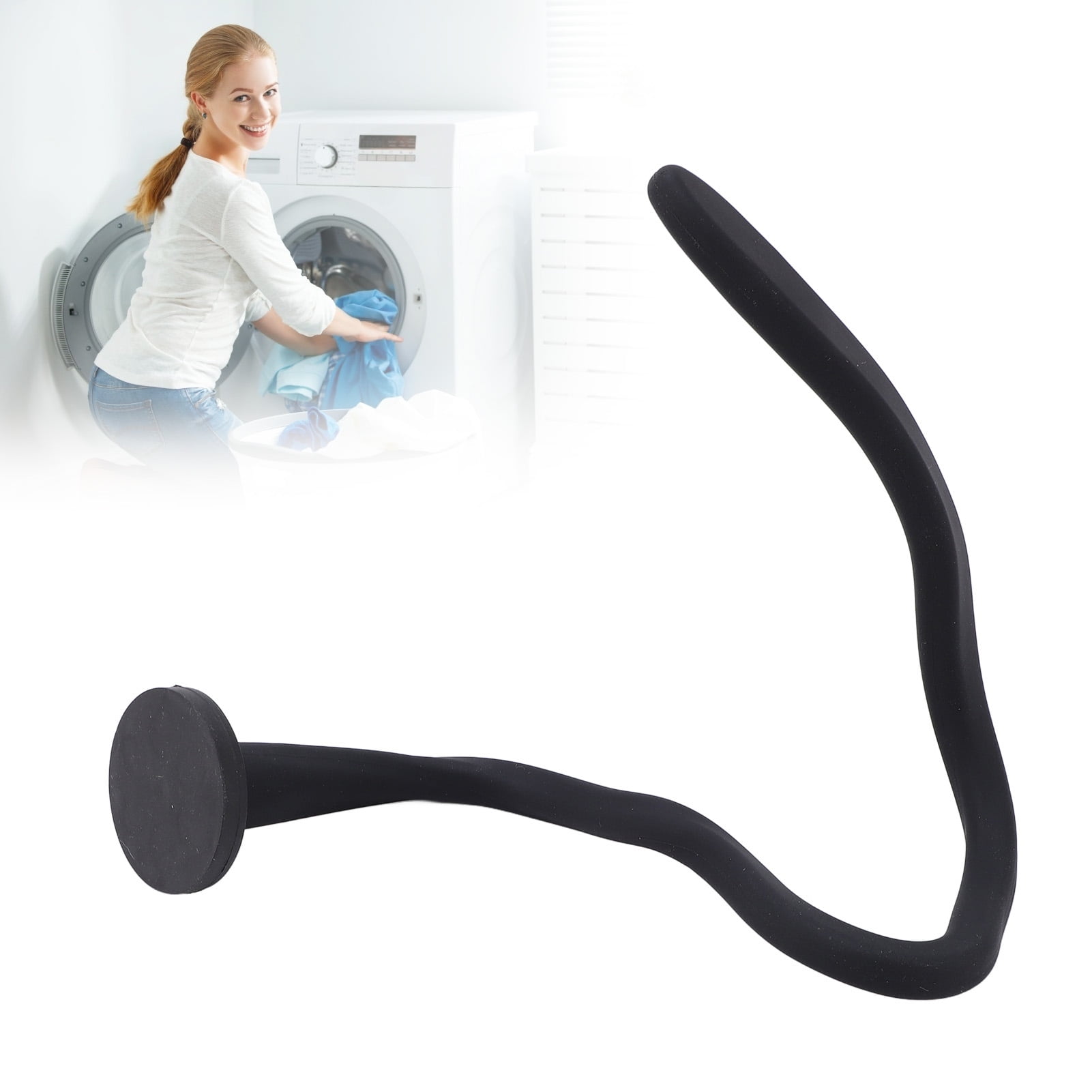 Front Load Washer Door Prop, Sturdy And Stable Washing Machine Door Support Secure Fixing Flexible Tube Lightweight Base For Odor Prevention