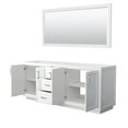 thumbnail image 2 of Wyndham Collection Wcf2929-80D-Cx-M70 Miranda 79" Double Free Standing Vanity Cabinet -, 2 of 7