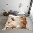 thumbnail image 6 of KLL Relaxing Cat With Tea Print Fleece Throw Blanket, Horizontal Fleece Bedding Cute Soft Blankets Comfy Fleece Flannel Plush Home Decor for Couch & Bed -60"x50", 6 of 9