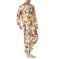 thumbnail image 2 of Balery construction road work landscape Pijama para Hombre de Dos Piezas con Manga Larga, Conjunto de Dormir y Descanso Suave con Bolsillos-XX-Large, 2 of 6