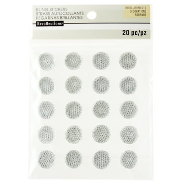 12 Packs: 20 ct. (240 total) 16mm Clear Sugar Stone Stickers by Recollections™