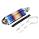 thumbnail image 1 of Silenciador trasero Universal Ticfox Acero inoxidable para motocicleta tubo de escape 51mm color azul brillante, 1 of 9