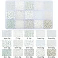 thumbnail image 5 of Rongfmy Colorful Round Glass Beads Bracelet Making with Storage Box for DIY Craft White, 5 of 5