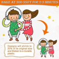 thumbnail image 5 of Shrinky Art Paper, 50Pcs Shrinky Sheets Shrink Plastic Film for Keychains and Kids Art Craft Marking, 5 of 5