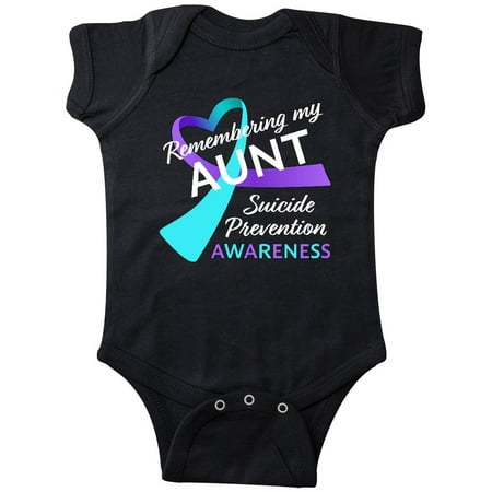 

Inktastic Remembering my Aunt- suicide prevention awareness Gift Baby Boy or Baby Girl Bodysuit