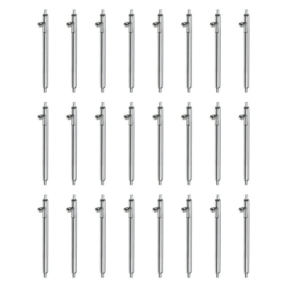 24pcs 19mm Quick Release Spring Bar 1.5mm Diameter Stainless Steel Watch Pins