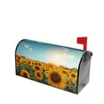 thumbnail image 2 of Bingfone Sunlit Sunflower Field Magnetic Mailbox Cover Standard Size for Garden Yard Outdoor Decorations-21x18 in, 2 of 7
