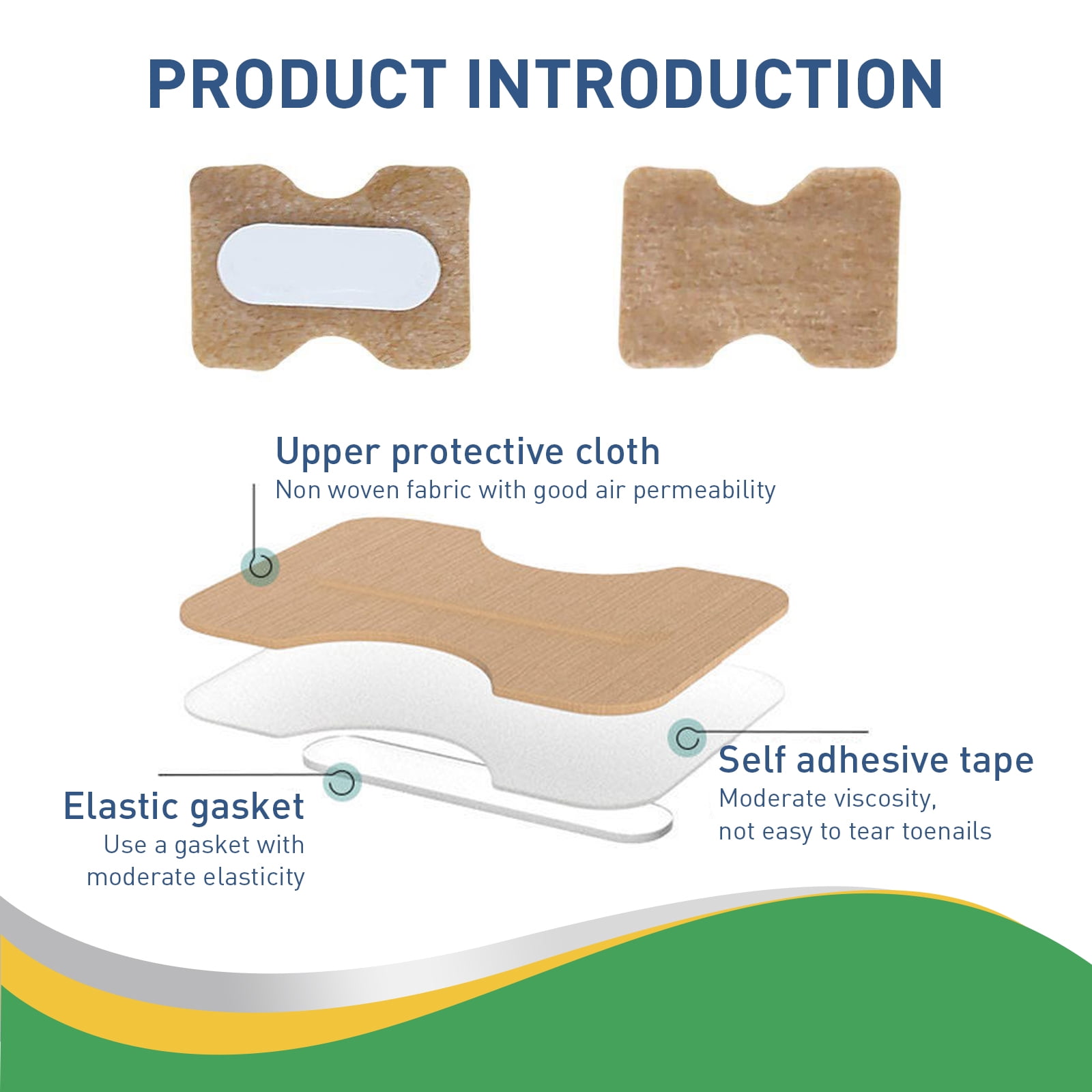 Alvantor Ingrown Toenail Treatment, Breathable Ingrown Toenail Corrector Patches