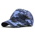 thumbnail image 2 of SGFCWSX Men Classic Baseball Cap,Breathable Mesh Curved - Bill Adjustable Camouflage Baseball Cap Blue Free Size, 2 of 5