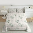 thumbnail image 2 of jejeloiu Retro Rustic Flower Full Size Comforter Sets,Vintage Floral Bedding Comforter Set,Green Gray Bedding Sets For Adult,Breathable Home Decor Reversible,3 Pieces, 2 of 8