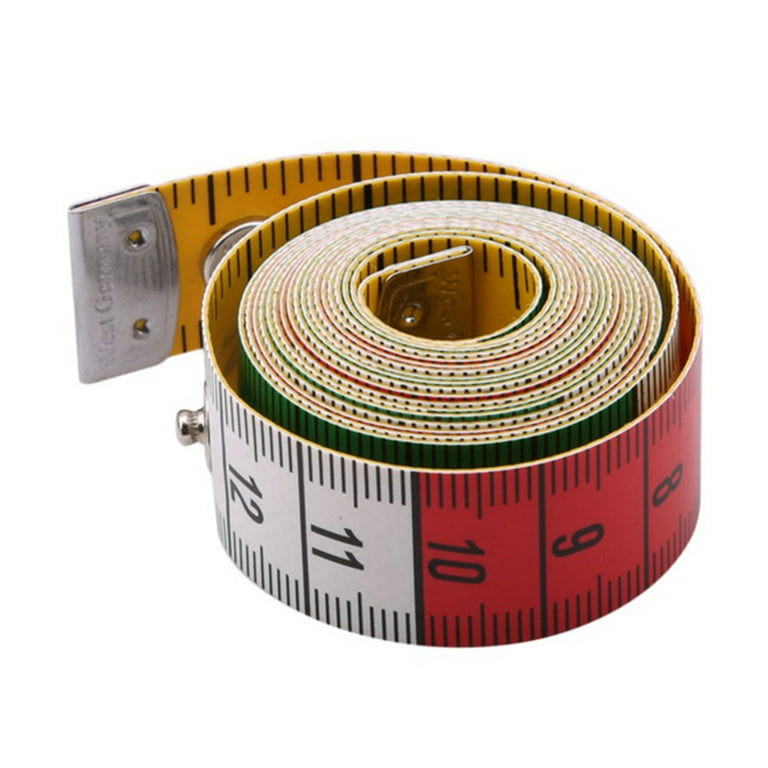 Professional Tailors Tape Measure with snap fastener. Sewing